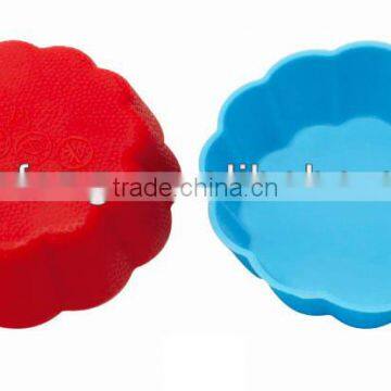 Flower shape Silicone Muffin cup/ Cake cookie cup / Mini baking tools