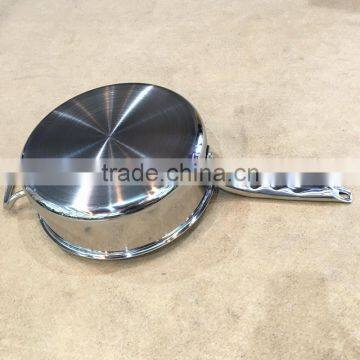 Mirror Polished 2.2mm 3ply Bottom Stainless Steel 304 Cooking Pot/single Handle Induction Soup Pot for Hotel photo-4