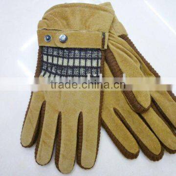 Fashion pig leather golve