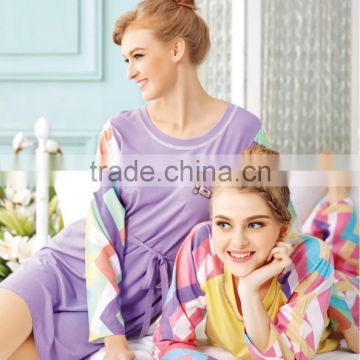 Beautifu spring and autumn adult christmas pajamas