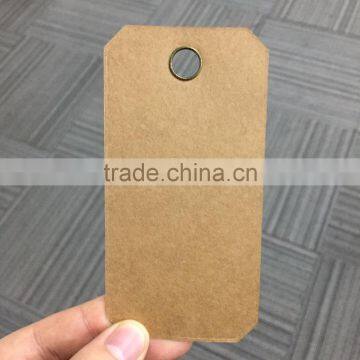 2016 Hot Sale High Quality Cheap Coated Paper Hang Tags Swing Tags With Square Hole photo-5