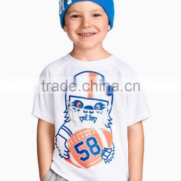 Custom Toddler t shirt 100% Cotton kids boy fashion short sleeve t-shirt