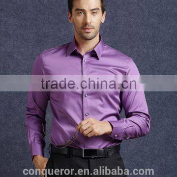 Fashion Slim Fit Cotton Men Shirt (201601) photo-2