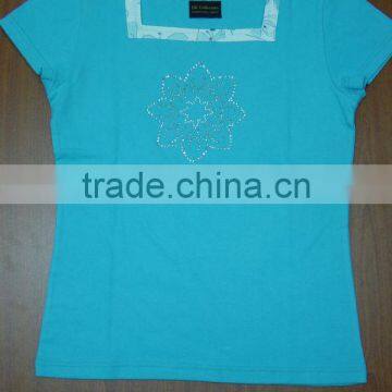 ladies cotton t-shirt ,