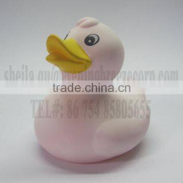 Wholesale Cheap 8cm Floating White Rubber Duck , Logo Imprint Promotional White Bath Duck photo-2