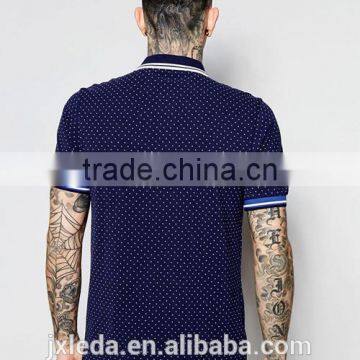 China Dry Fit Comfortable Full Print Men Polo Shirt Factory Price Wholesale With Low MOQ photo-2