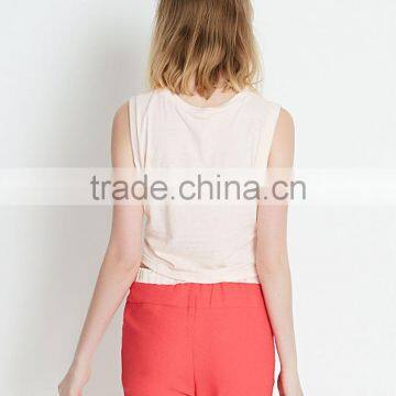 New Fashionable High Quality Hot Girls Monogram Printing Sexy Tank Top photo-4