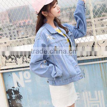 Zm35754a Girls Short Coat Model New Style Casual Denim Jacket for Autumn photo-3