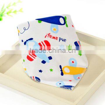 S33343W Infant Baby Bib 100% Cotton Absorbent Bandana Dribble Bib With Adjustable Snaps photo-5