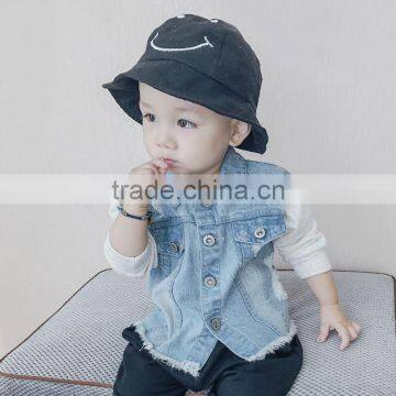 S17630A 2017 Spring Autumn Children Cartoon Coat Kids Denim Jacket