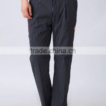 China Custom Made Good Quality Restaurant Work Uniform Chef Pants photo-2