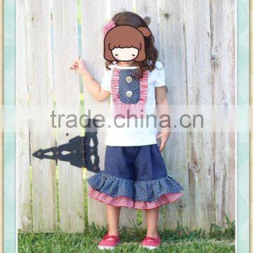 4th of july outfit wholesale children's boutique clothing 2017 boutique girls clothing