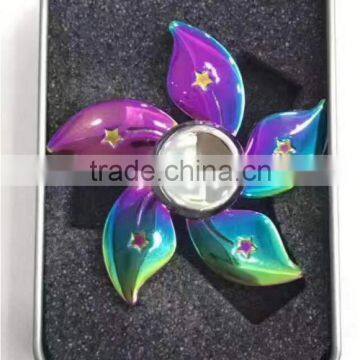 Copper Two Leaves Fingertip Gyro photo-3