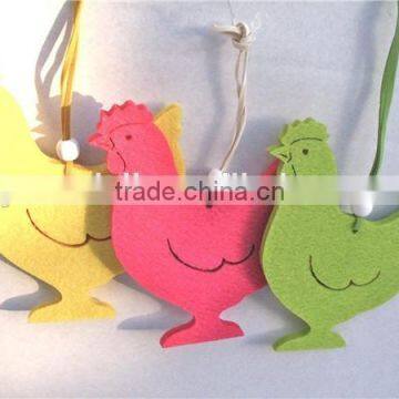 Easter/Egg Hunt /fretwork Egg Felt Fabric Cut Out Hen Decoration photo-3