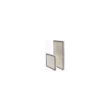 Fibreglass mini pleat HEPA Panel Filters with high filtration efficiency for air cleaner vacuum