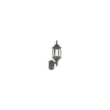 Classic / Traditional Outdoor Lighting Motion Sensor Wall Lights , Black Color