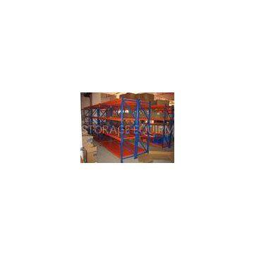 Industrial Storage Steel Warehouse Shelving Racks 4 Tier Medium Weight Shelving Racks