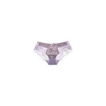 Womens Pretty Hipster Lace Boyshort Panties in Teal / light purple / ocean blue