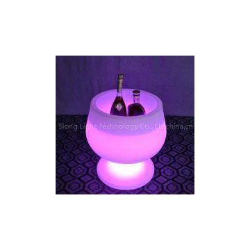 Multipurpose Round Cup Shape LED Ice Bucket