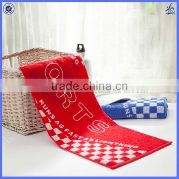 custom design dri fit towel 100% cotton/fitness towel manufacturer