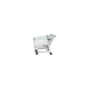 German Design Chromed Hand Metal Supermarket Grocery Shopping Trolley 240L