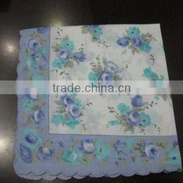 100% print handkerchief