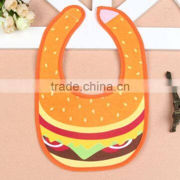 Wateproof Double Sided Design Baby Bib 100% Cotton Organic Bib photo-4