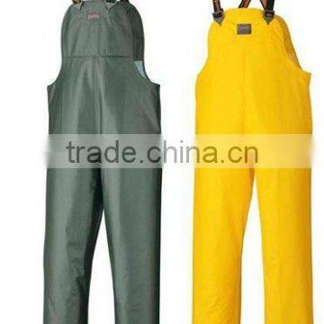 PVC/Polyester REVERSIBLE RAIN BIB PANT