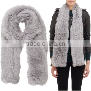 SJ629-01 Hot Sale Fur Scarf for Woman 2016