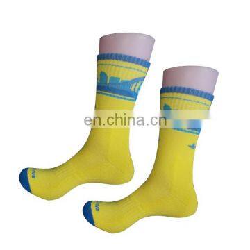 2015 New custom Unisex High elasticity 0utdoor Sports Deodorization Breathable cycle socks