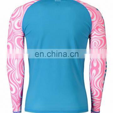 Custom Plus Sizes Sublimated Rashguard Long Sleeve Surfing Rashguard for Men photo-4