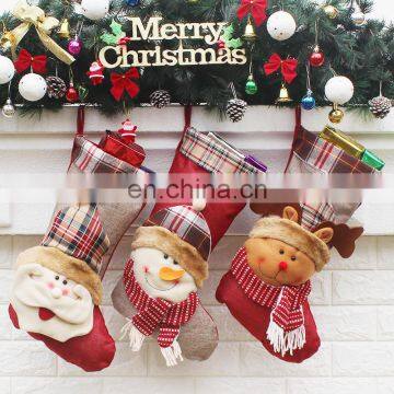 Christmas Tree Decoration Party Gifts Santa Claus Snowman Elk Christmas Stocking