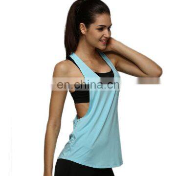 Promotional Price Summer Quick Dry Slim Fit Blank Womens Tank Tops in Bulk Gym Tank Top Woman