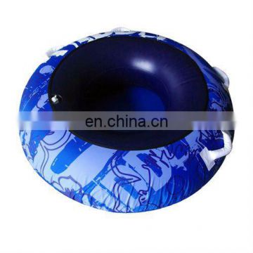 Inflatable Single Snow Tube with nylon cover