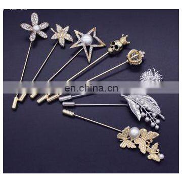 Men's Business Suit Fabric Bowtie Brooch Pin photo-3