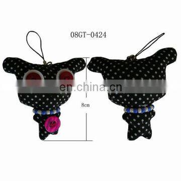 Nice Handcraft ! Black Cat Plush Mobilephone String! BEST PRICE!