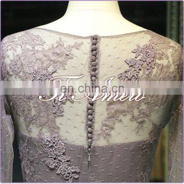 Modern Lace Ruffle Mermaid Wedding Gown Floor-length Without Train Wedding Dress 2016 photo-3