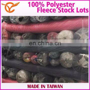 100% Polyester Fleece Cardigan Textile Stock Lots