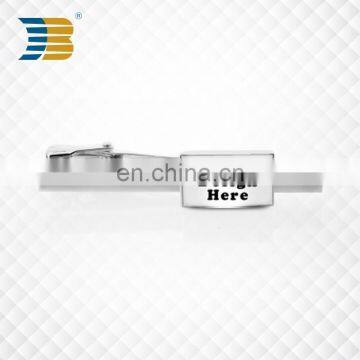 Different types low price zinc alloy material tie clip with custom logo