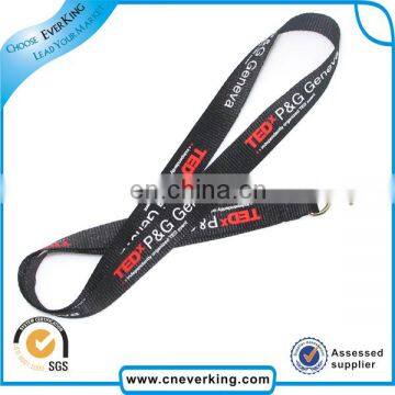 Hot sale nylon rope lanyard with hook