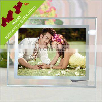 China factory wholesale glass picture frame / glass photo frame