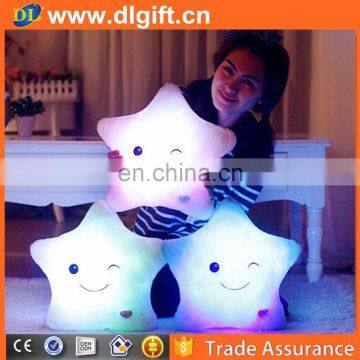 Romantic colorful LED dream light plush pillow