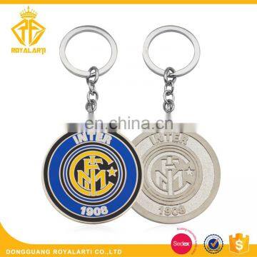 High Quality Custom Die Struck Brass Keychain with Hard Enamel