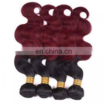 Best Virgin Hair Vendors Body Wave Burgundy 99J Ombre Human Hair photo-5