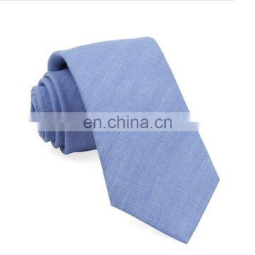100% Linen South End Solid Mens Neck Tie photo-4