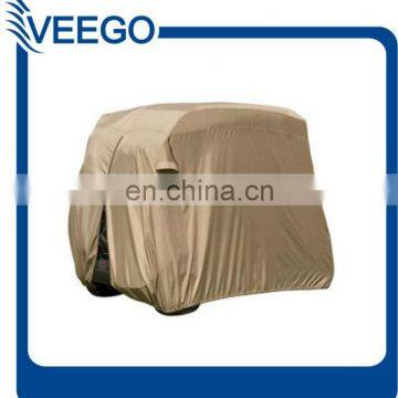 Universal Golf Cart Cover /Tan/Navy Blue