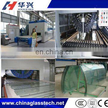 Flat And Curved Glass Toughening Tempering Furnace Oven Plant