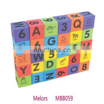 Melors Education Toy Soft Eva Alphabet and Numbers Kids Foam Blocks photo-3