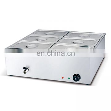 OEM service food warmer stainless steel electric counter topbainmariewith cabinet