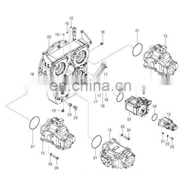 EX1200-6 Hydraulic pump Excavator Pump YA00003076 4482892 4667614